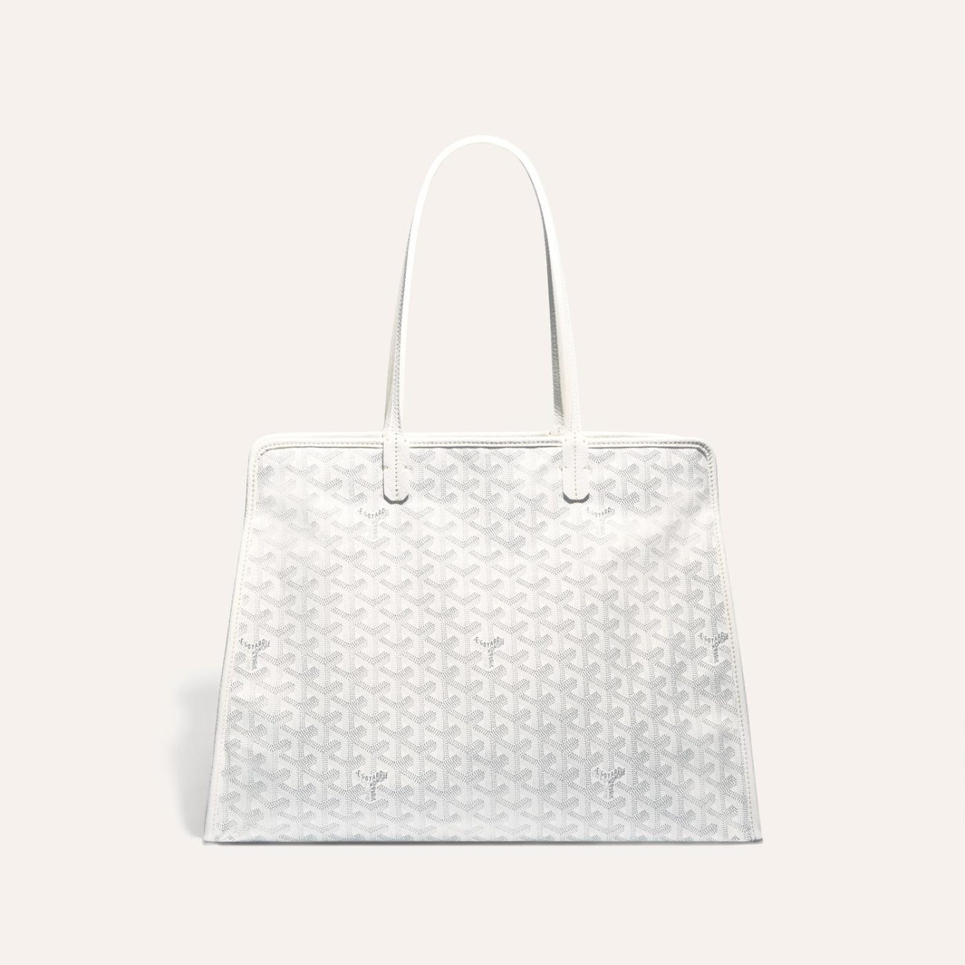 Goyard Hardy PM Tote Bag White - Image 1